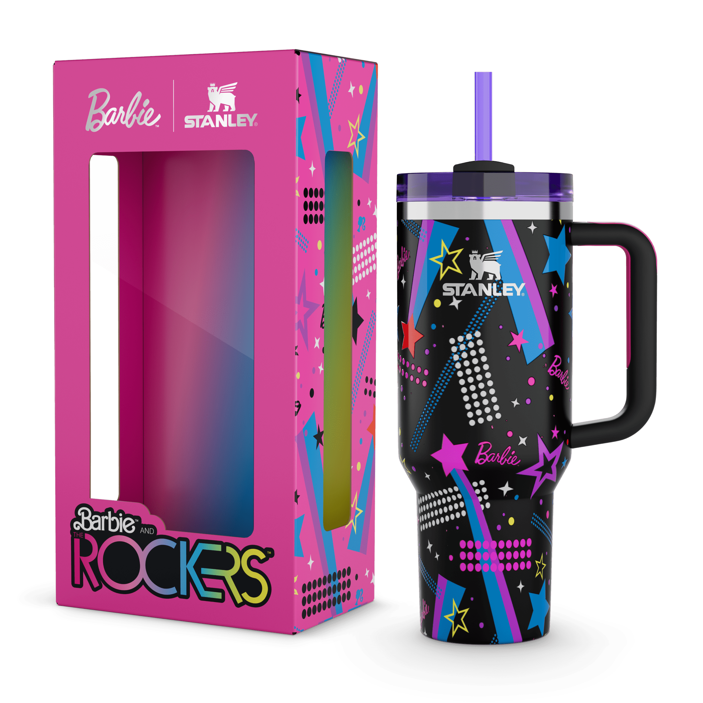 The Barbie™ x Stanley ’80s Rockers Quencher | 40 OZ