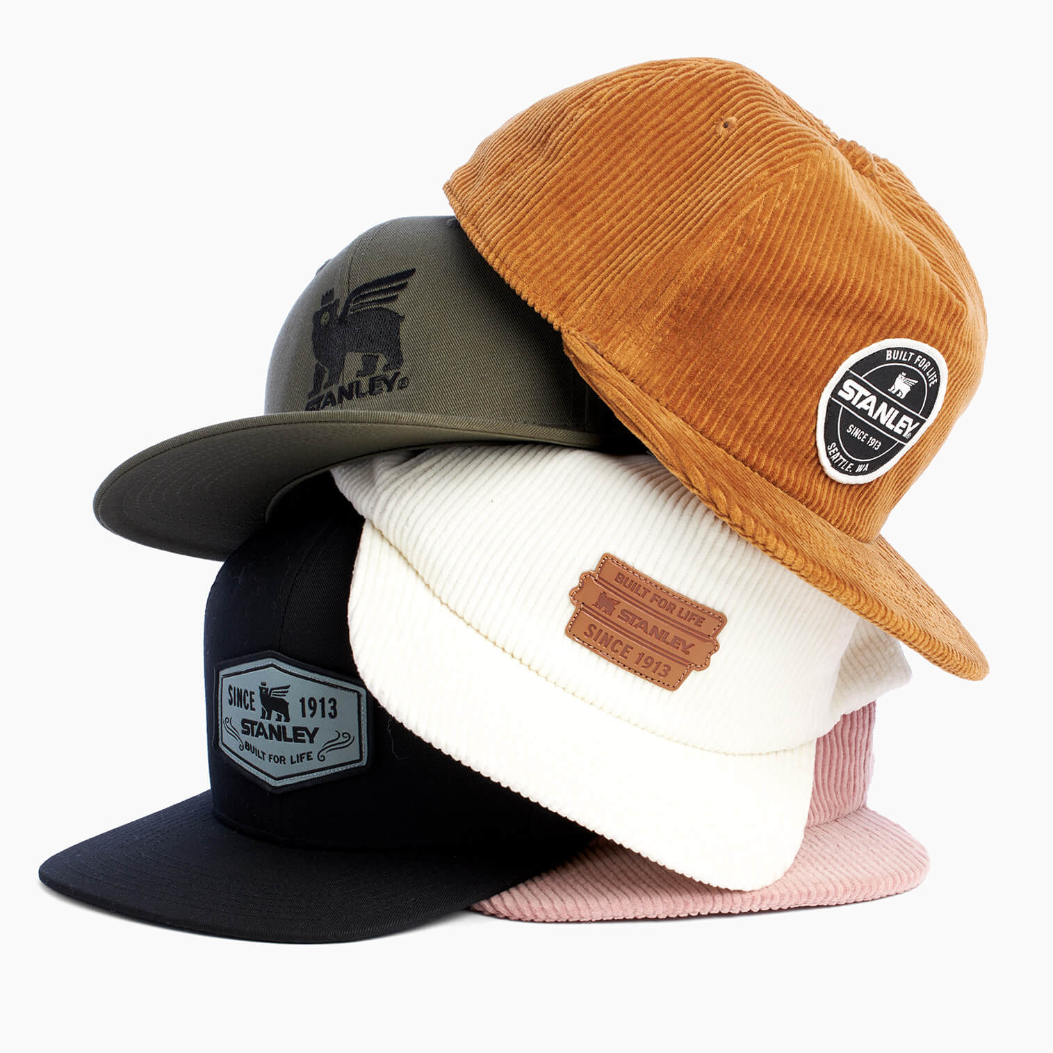 The Stack Patch Corduroy Cap