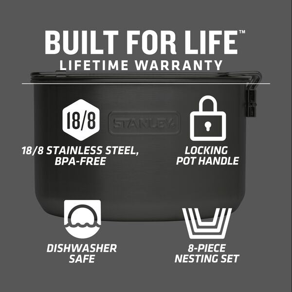 Adventure All-In-One Two Bowl Camp Cookset.