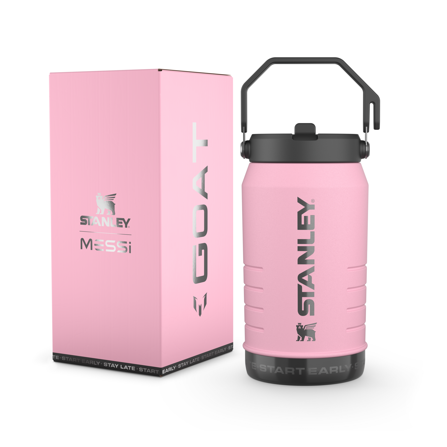 The Messi x Stanley IceFlow™ Jug with Fast Flow Lid | 64 OZ